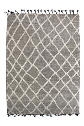 Wollen Vloerkleed Kilim - Grijs