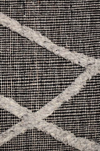 Wollen Vloerkleed Kilim - Grijs