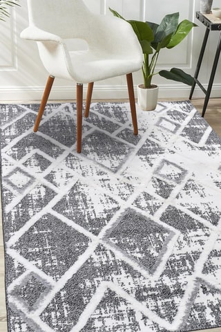 Vloerkleed Shaggy - Grijs