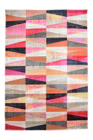 Tapete Kilim - Vermelho e bege