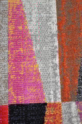 Tapete Kilim - Vermelho e bege