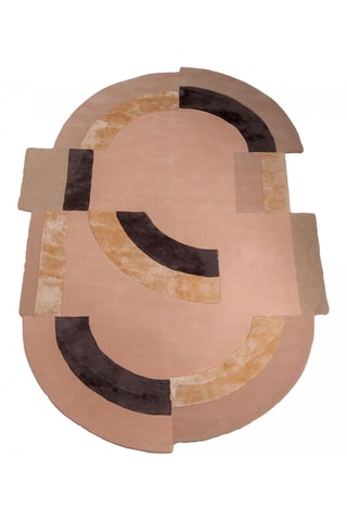 Tapete de lã Ovol - Castanho