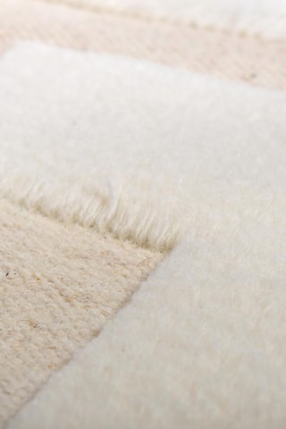 Tapete de lã Noué - Creme