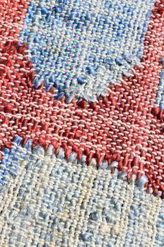 Vloerkleed Kilim - Grijs en Rood