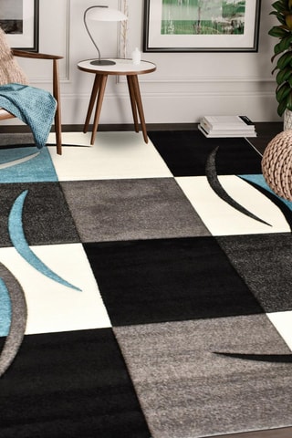 Vloerkleed Tiho - Blauw