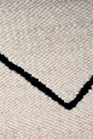 Wollen Vloerkleed Huku - Beige