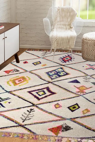 Vloerkleed Mevo - Crèmekleurig