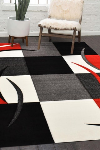 Vloerkleed Tiho - Rood