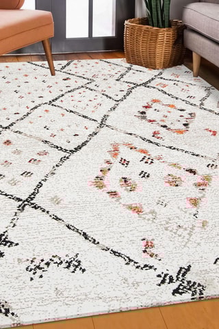 Vloerkleed Fuso - Crèmekleurig