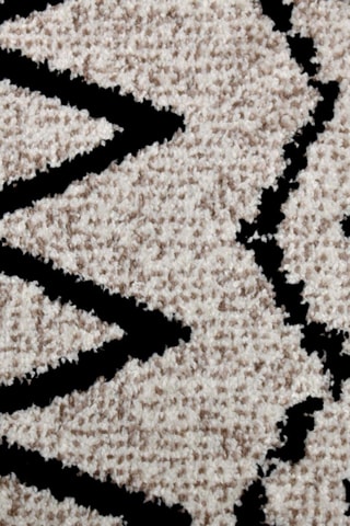 Vloerkleed Jagu - Beige en Zwart