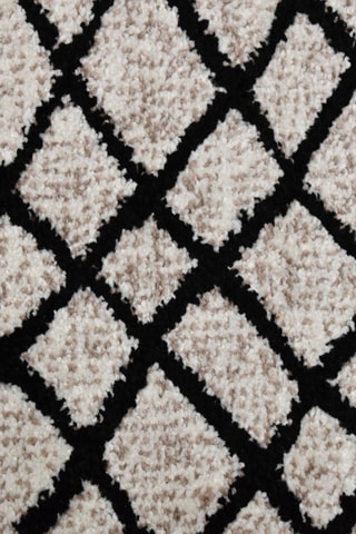 Vloerkleed Jagu - Beige en Zwart