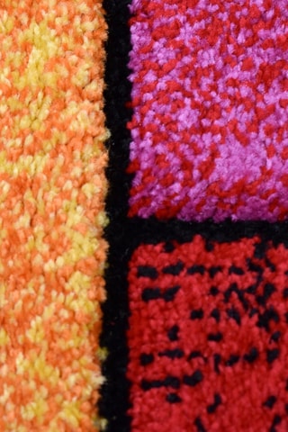 Vloerkleed Tuho - Roze en Beige