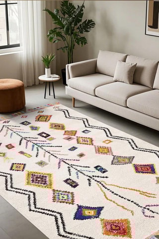 Vloerkleed Mevo - Crèmekleurig