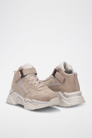 Baskets montantes - Beige
