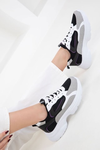Baskets plateformes - Blanc
