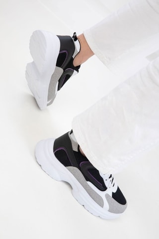 Baskets plateformes - Blanc