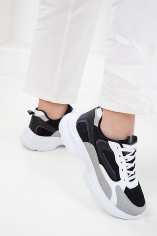 Baskets plateformes - Blanc