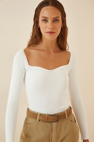 Top - Blanc