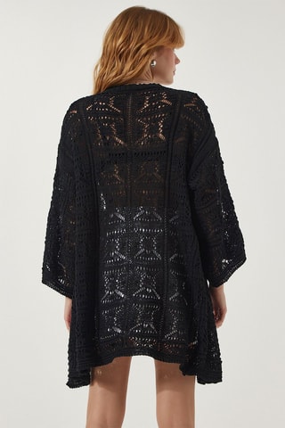 Gilet long - Noir