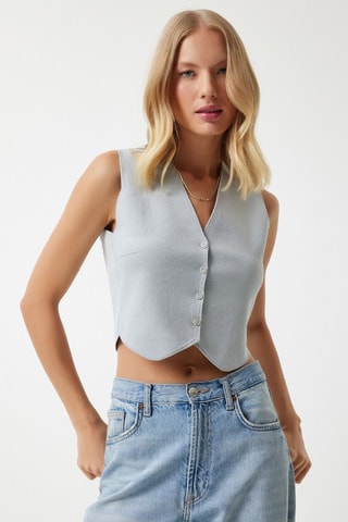 Gilet sans manches - Gris