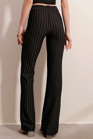 Pantalon taille haute - Noir