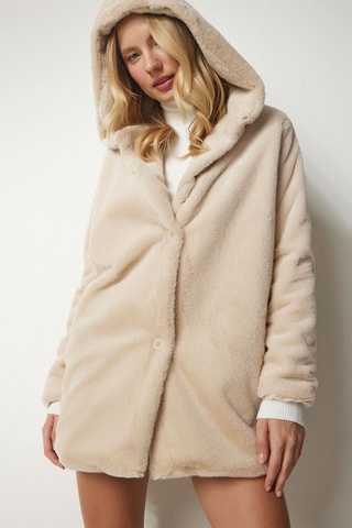 Manteau oversize - Beige