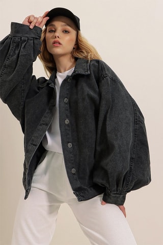Veste en jean - Noir