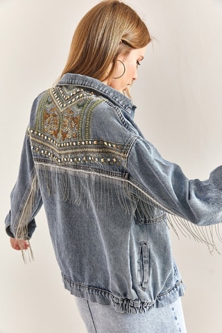 Veste en jean - Bleu clair