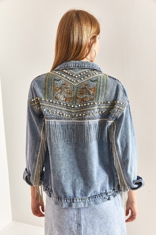 Veste en jean - Bleu clair