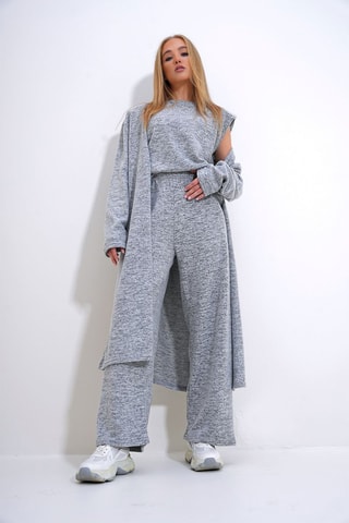 Ensemble 3 pièces - Anthracite chiné