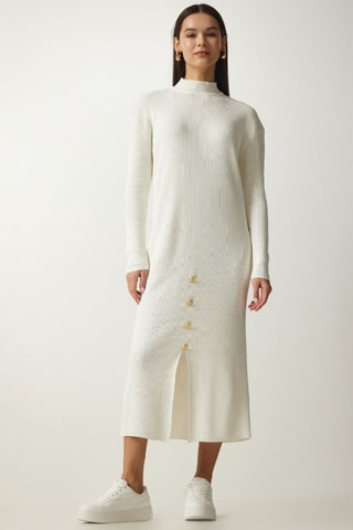 Robe pull - Écru