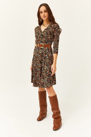 Robe patineuse - Noir
