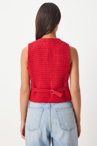 Gilet de costume - Rouge