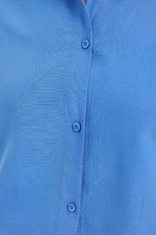 Chemisier oversize - Bleu