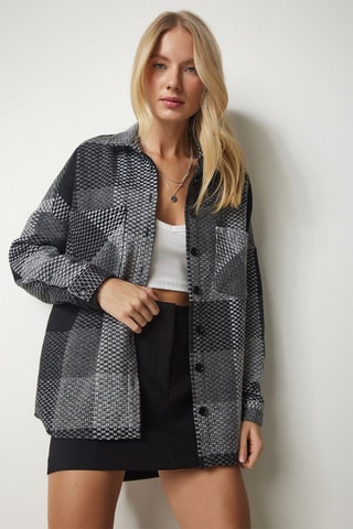 Surchemise oversize - Noir