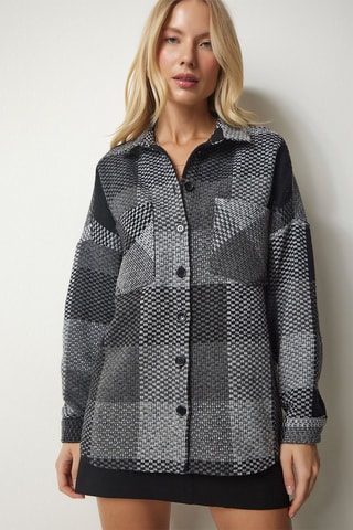Surchemise oversize - Noir