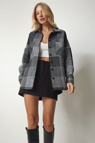 Surchemise oversize - Noir