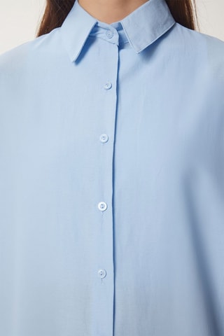 Surchemise oversize - Ciel