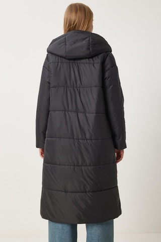 Doudoune longue - Noir