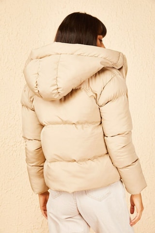 Doudoune à capuche - Beige