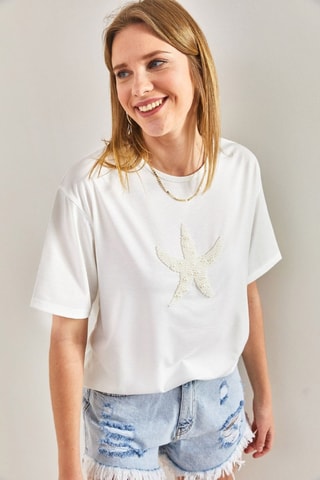 T-shirt - Ecru