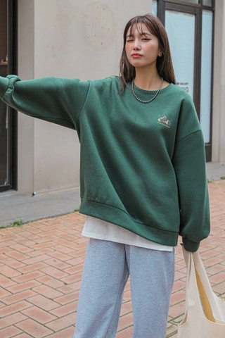Sweat oversize - Vert