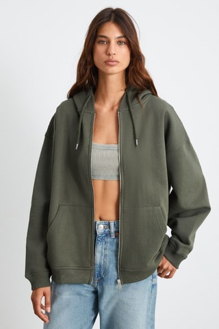 Sweat à capuche - Kaki