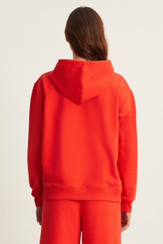 Sweat à capuche - Rouge