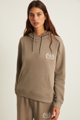 Sweat à capuche - Beige