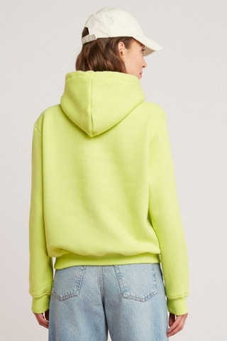 Sweat à capuche - Vert fluo