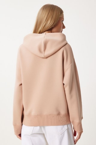 Sweat à capuche - Beige