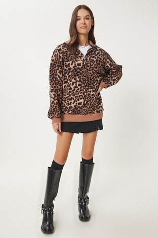 Sweat - Noir et marron