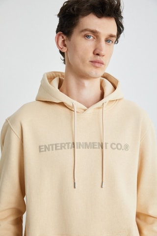 Sweat à capuche - Beige