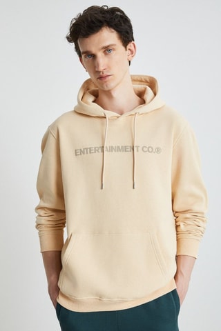 Sweat à capuche - Beige